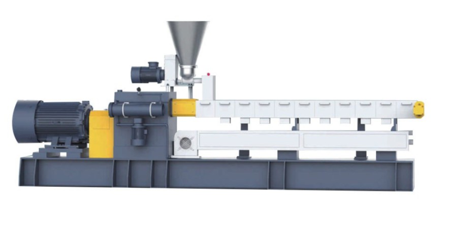 降解物料螺桿擠出造粒機